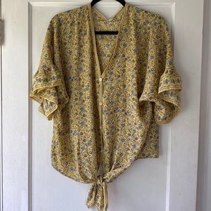Max Studio Floral Print Blouse